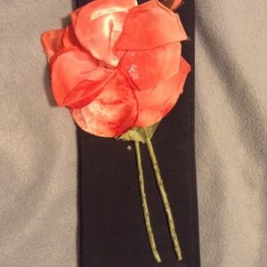 Vintage Greta Garbo Original Black with Red Silk R